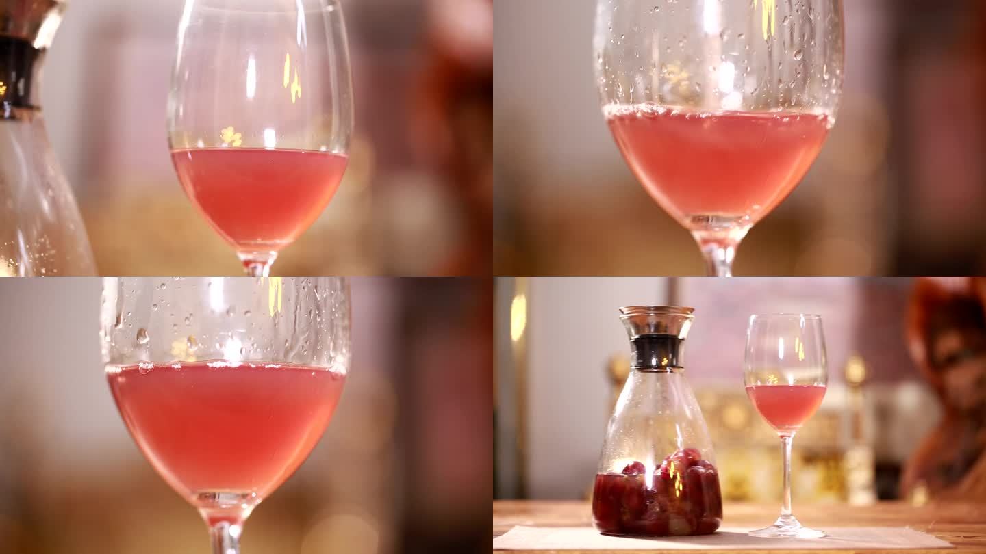 【鏡頭合集】自制發酵紅葡萄酒葡萄酵素2